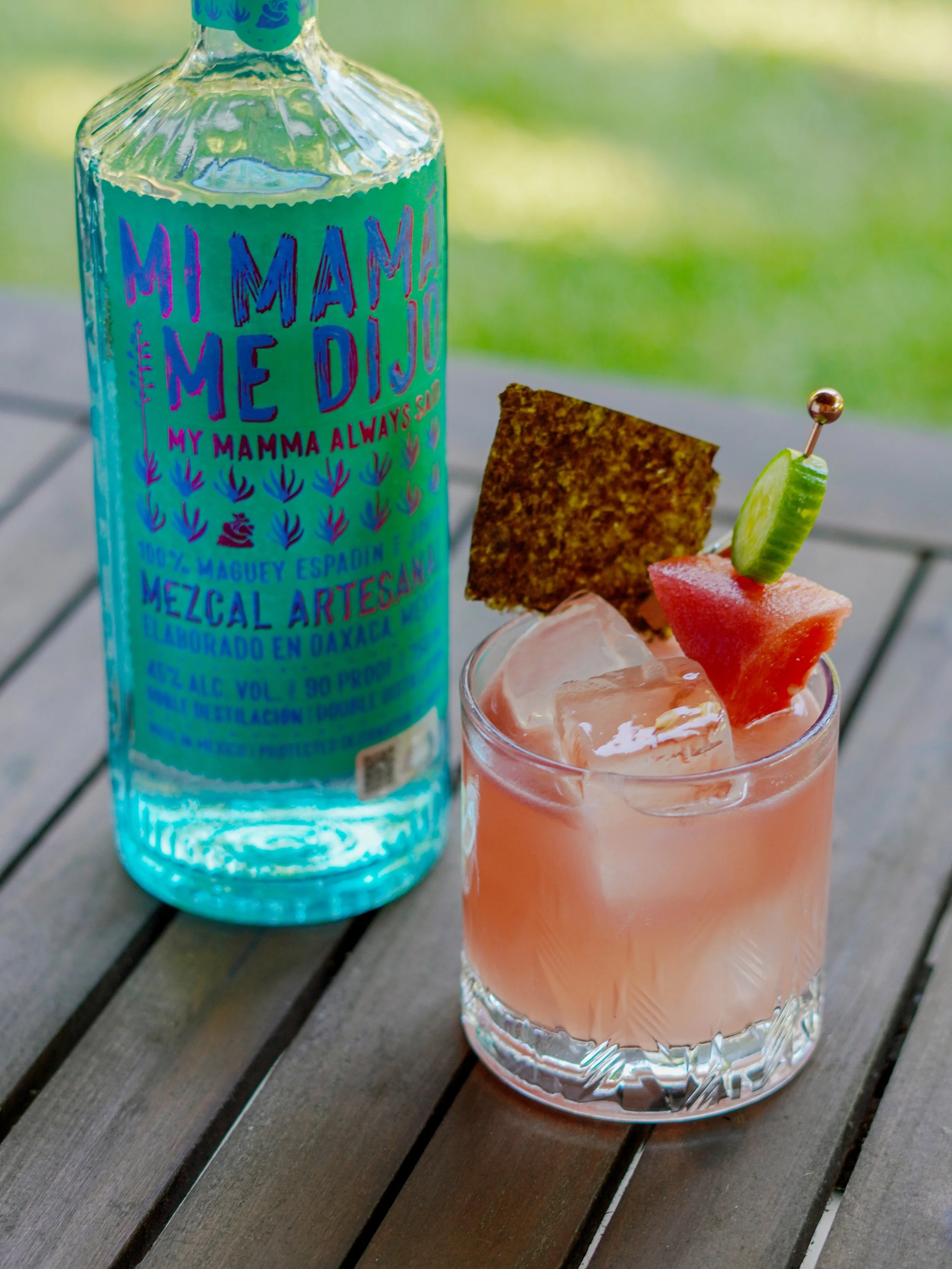 Summer Mezcal Watermelon Cocktail — John Eats & Drinks
